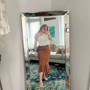 Abercormbie & Finch high low maxi skirt